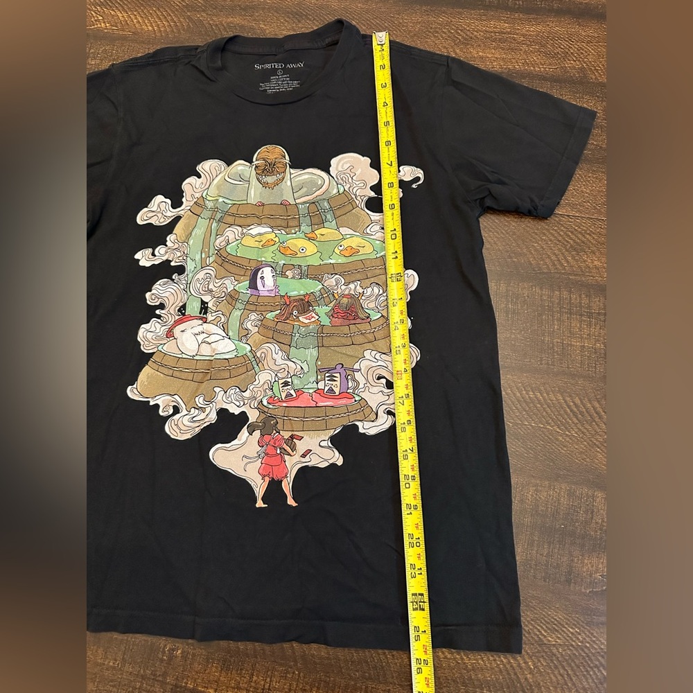 Spirited Away Ghibli Bathtime Men's T-shirt-Small - Picture 4 of 6